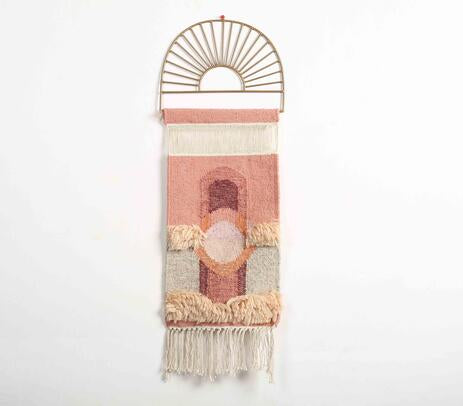 Pastel Wall Hanging with Fringes